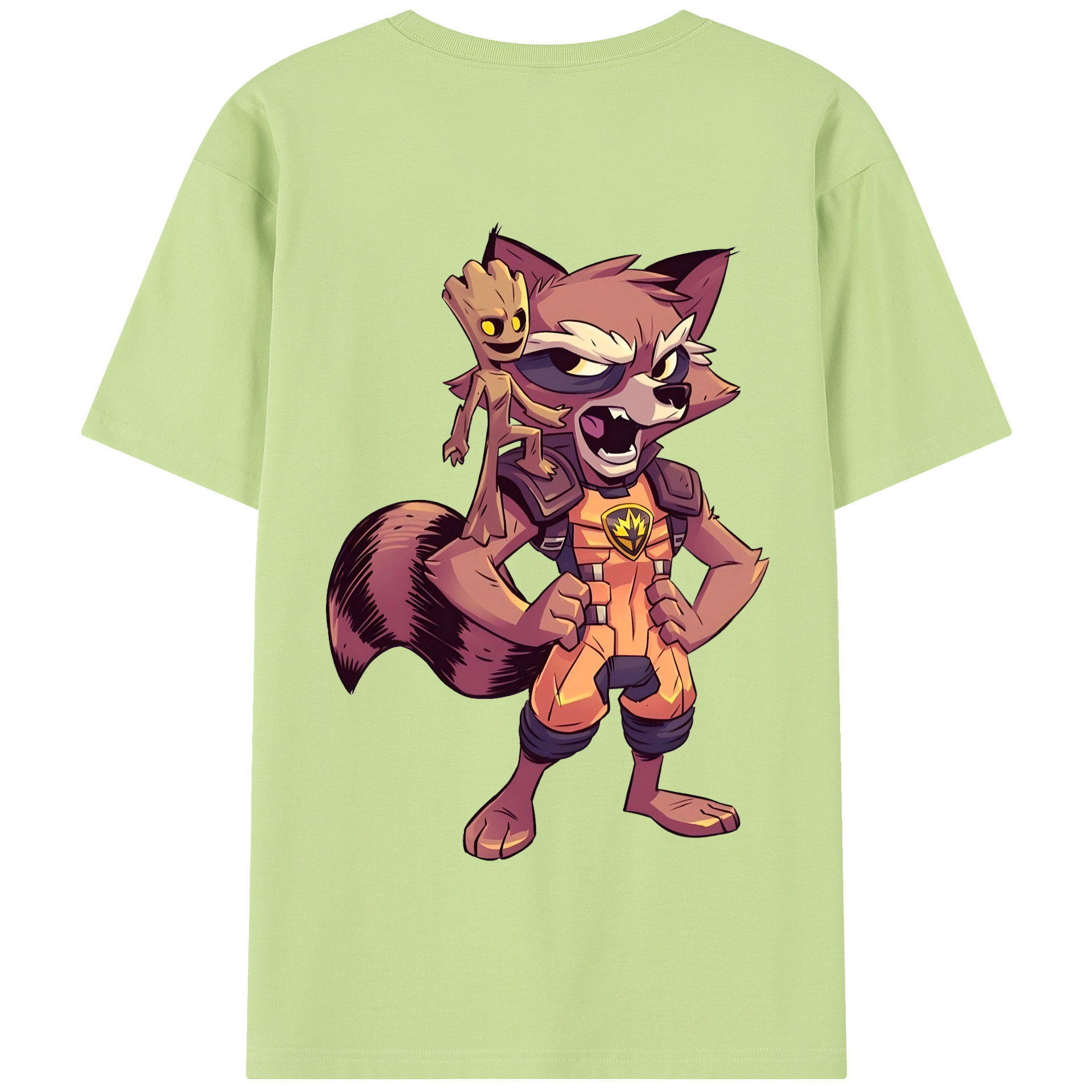 （画像用） アベンジャーズ The Avengers 綿100％半袖Tシャツ（背面プリント）